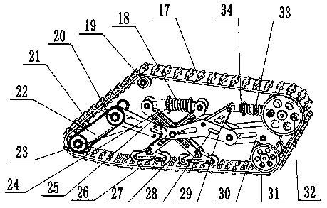 Crawler type security robot