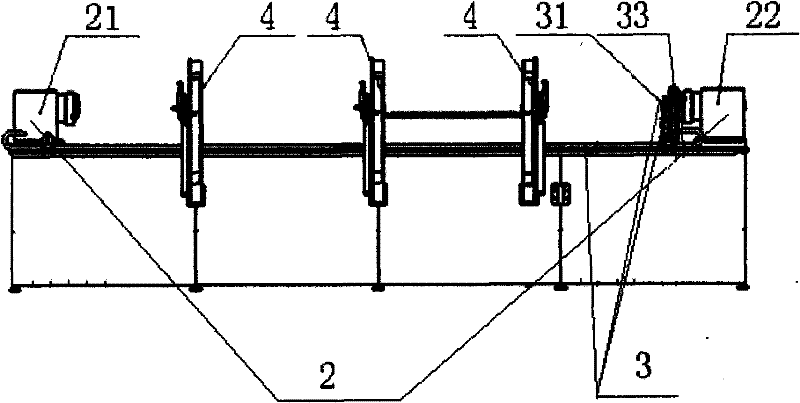 Movable high-accuracy silk material ultrasonic detection system