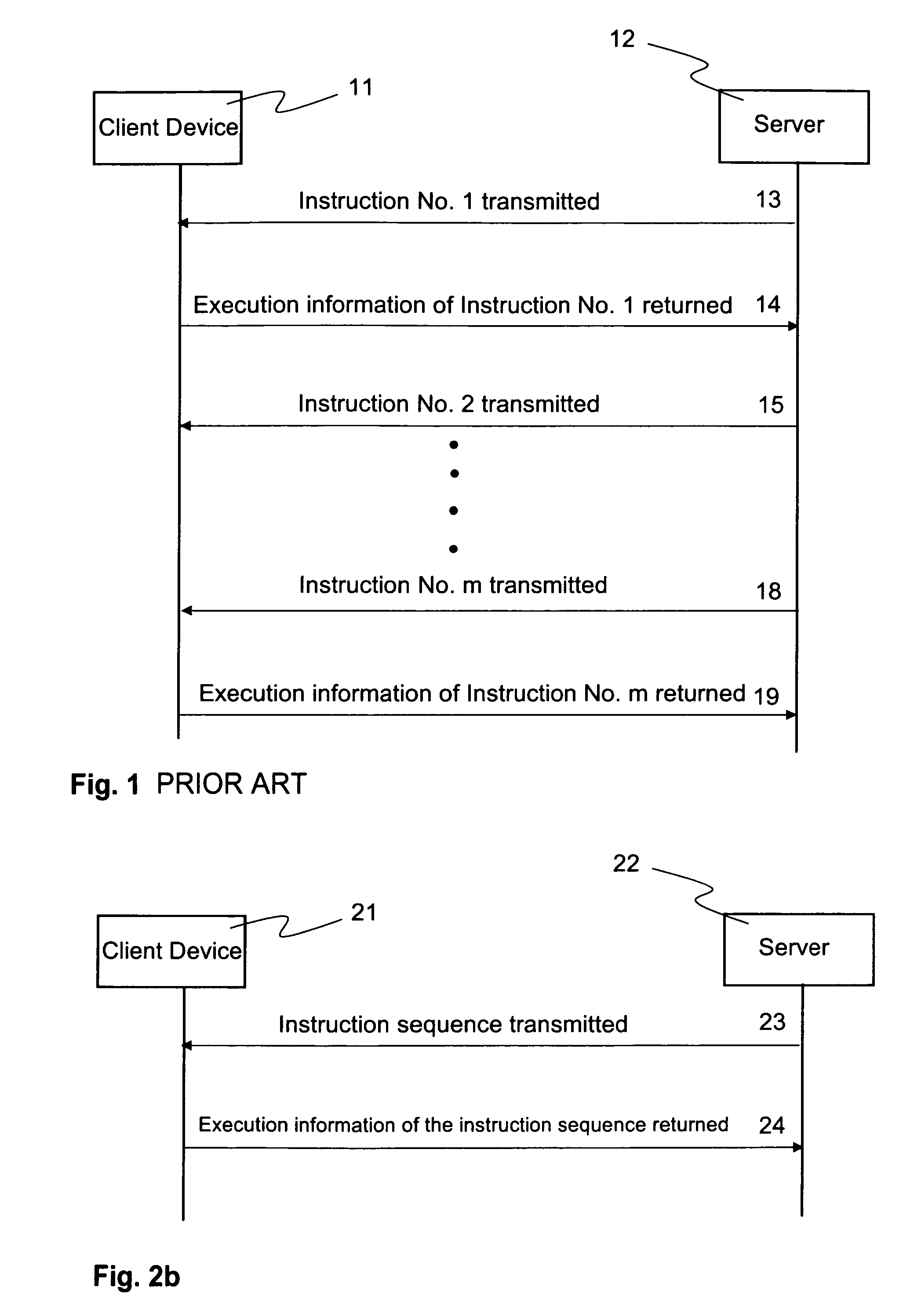 Method and device arrangement for managing a client/server environment