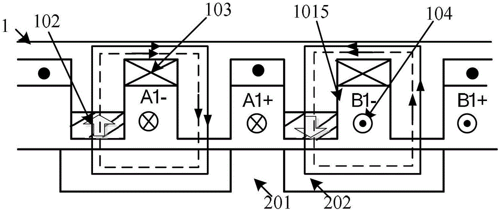 Magnetic flow switched and surface-mounted type permanent magnet memory motor