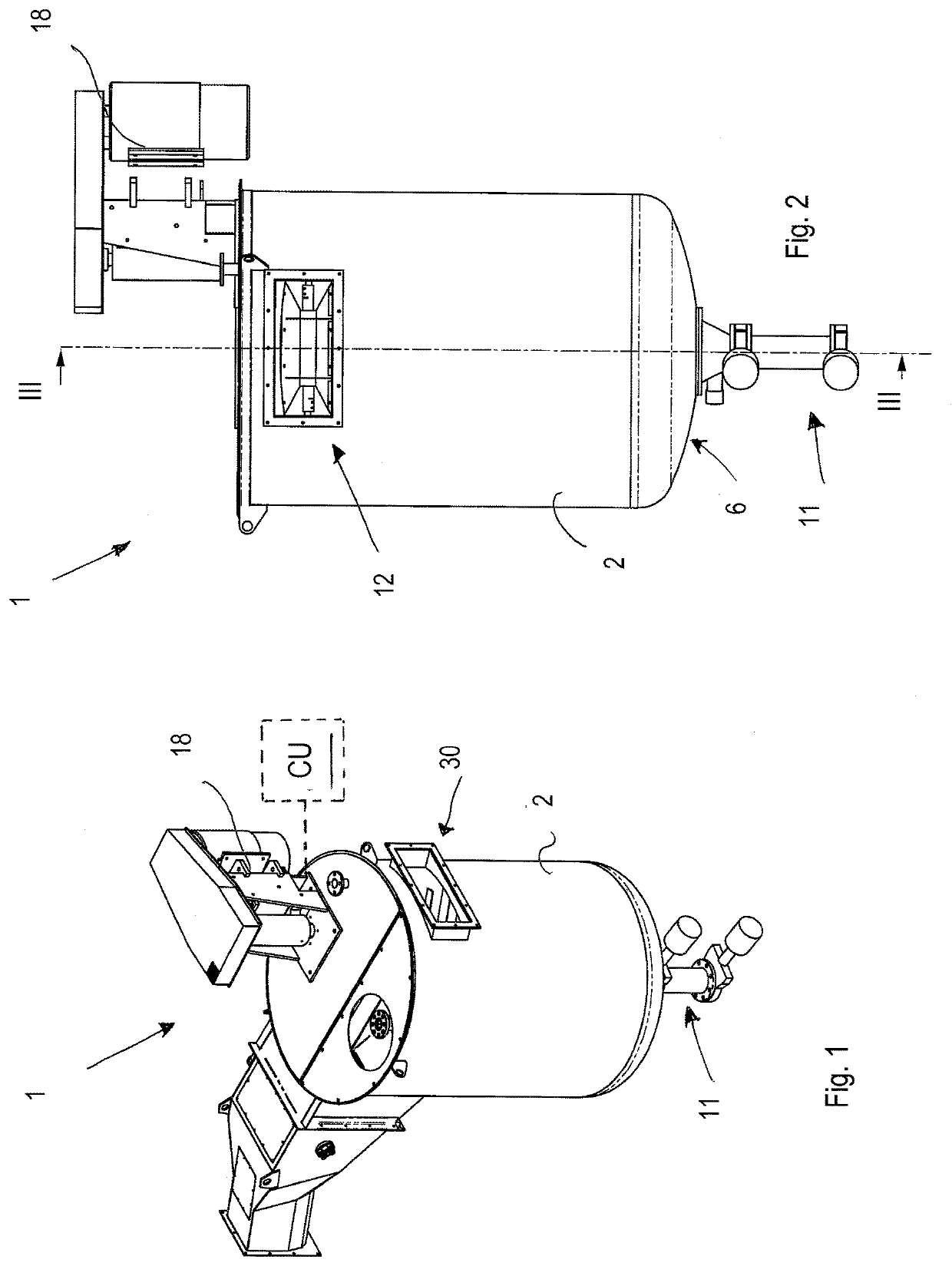 Method and apparatus for washing and separating plastics material