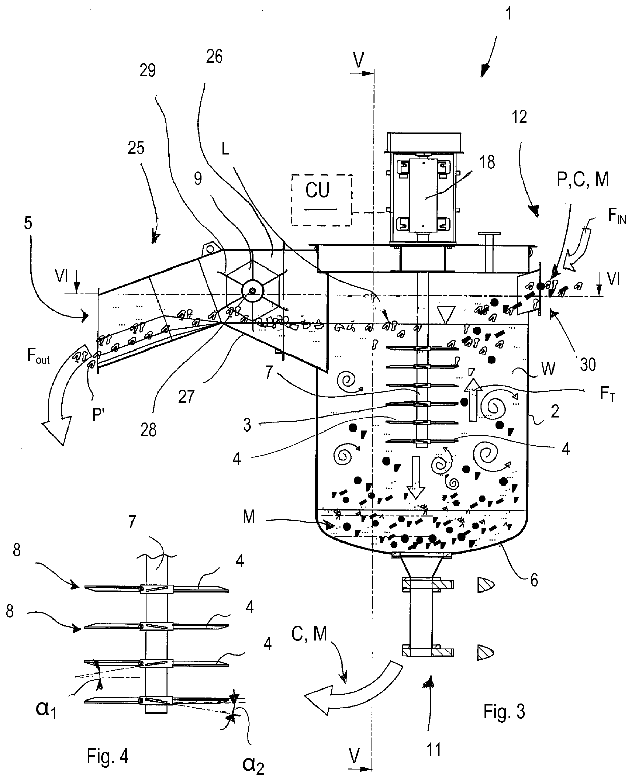 Method and apparatus for washing and separating plastics material