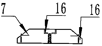 Counter slot type aerobic compost fermentation process and structure thereof