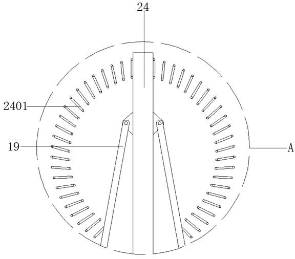 Anion sanitary towel thickness detection device