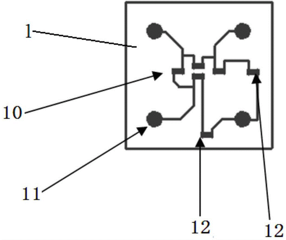 Level-membrane piezoresistive ceramic pressure sensor