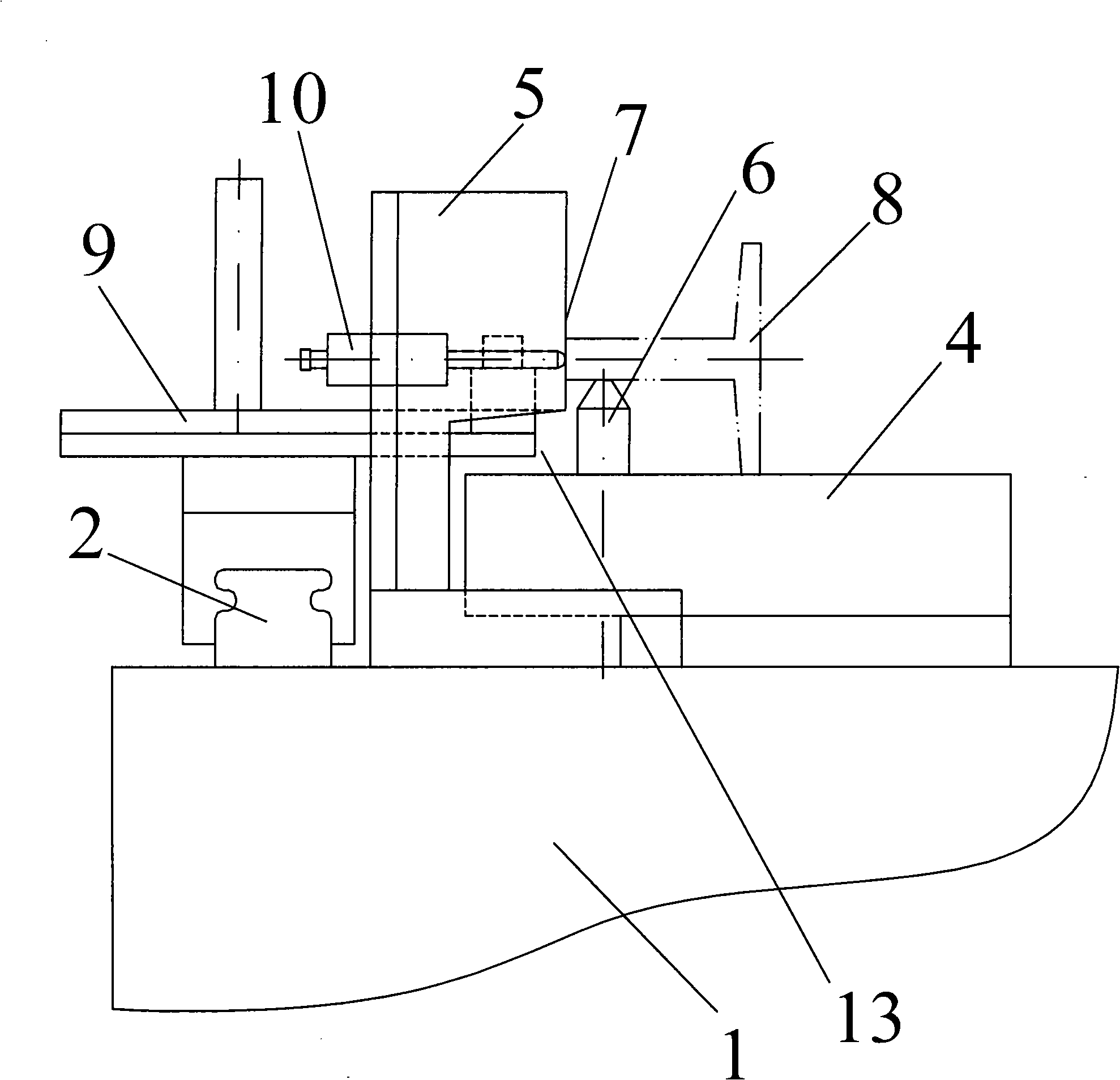 Slide rail linearity testing apparatus