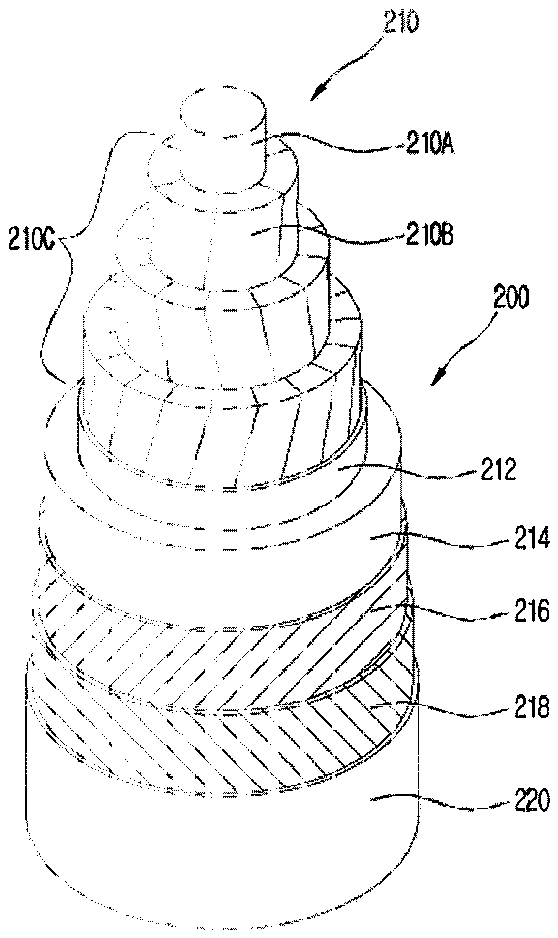 Ultra-high voltage direct current power cable