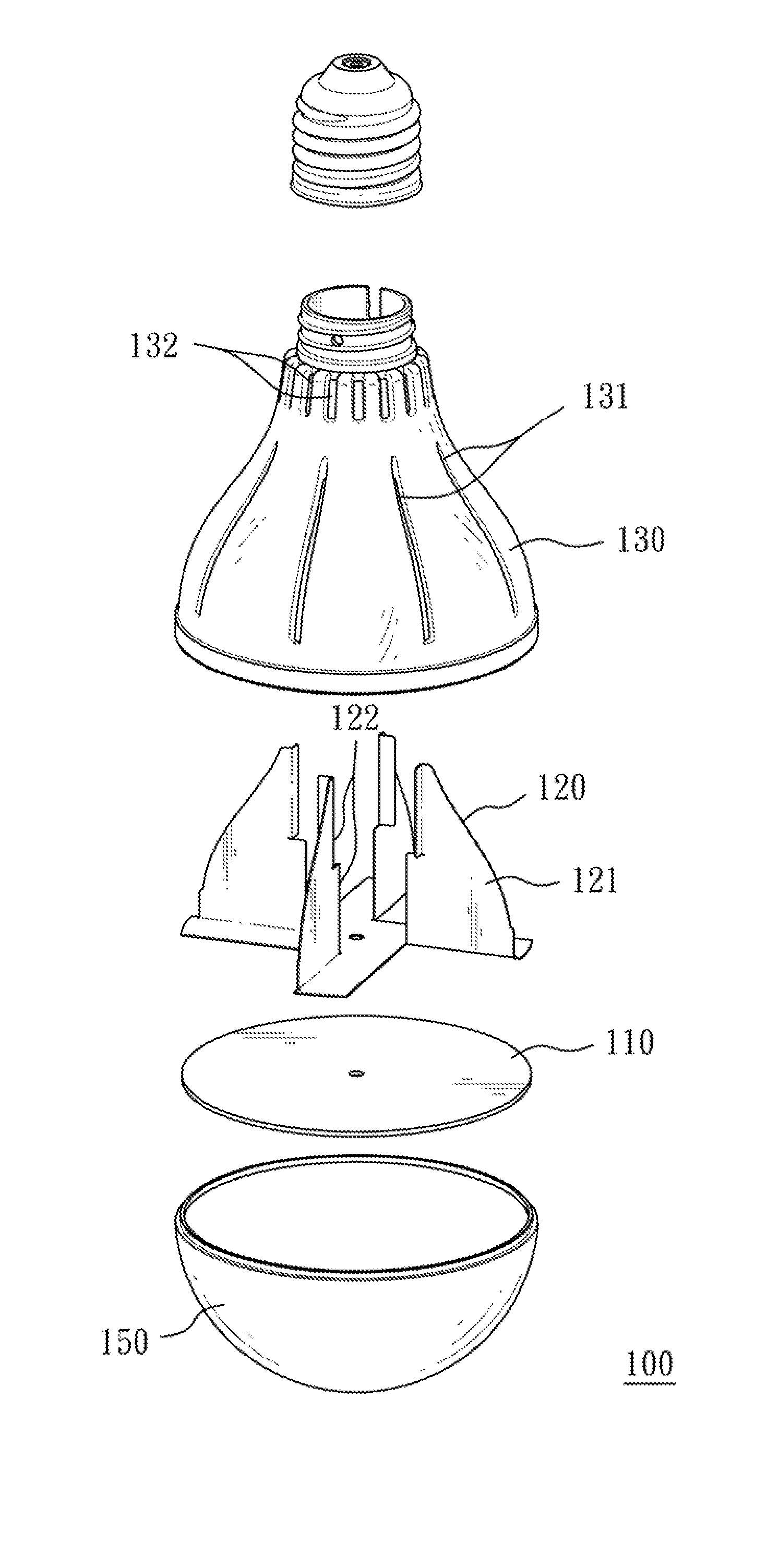 LED bulb structure