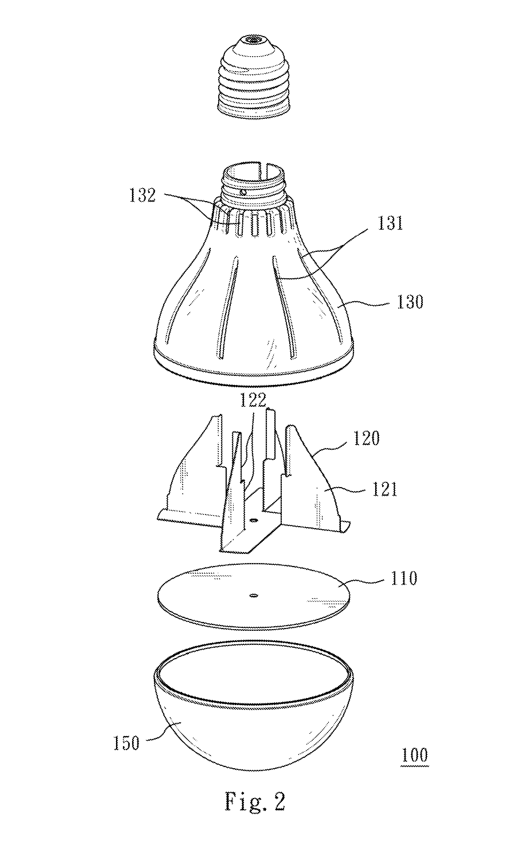 LED bulb structure