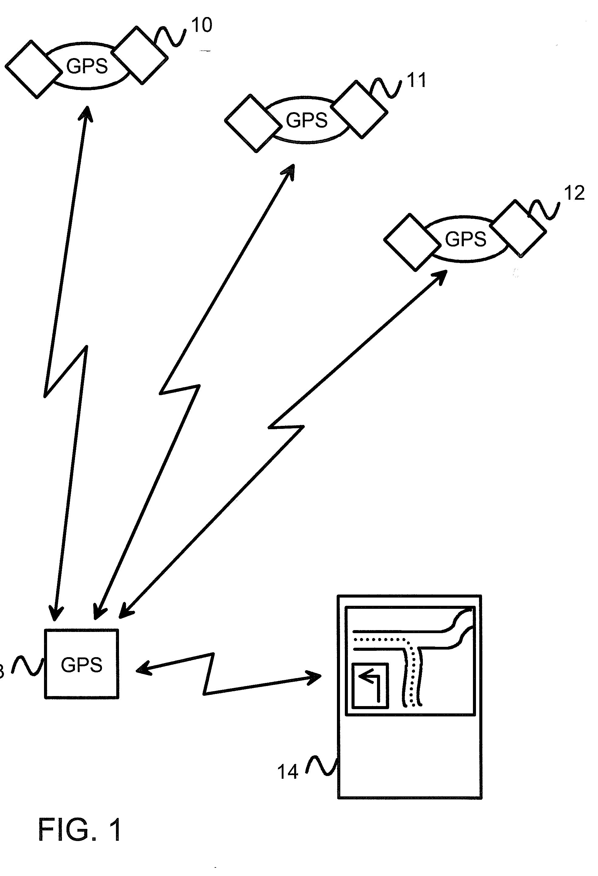 Power saving system for navigation device