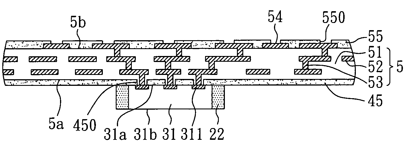 Package structure in which coreless substrate has direct electrical connections to semiconductor chip and manufacturing method thereof