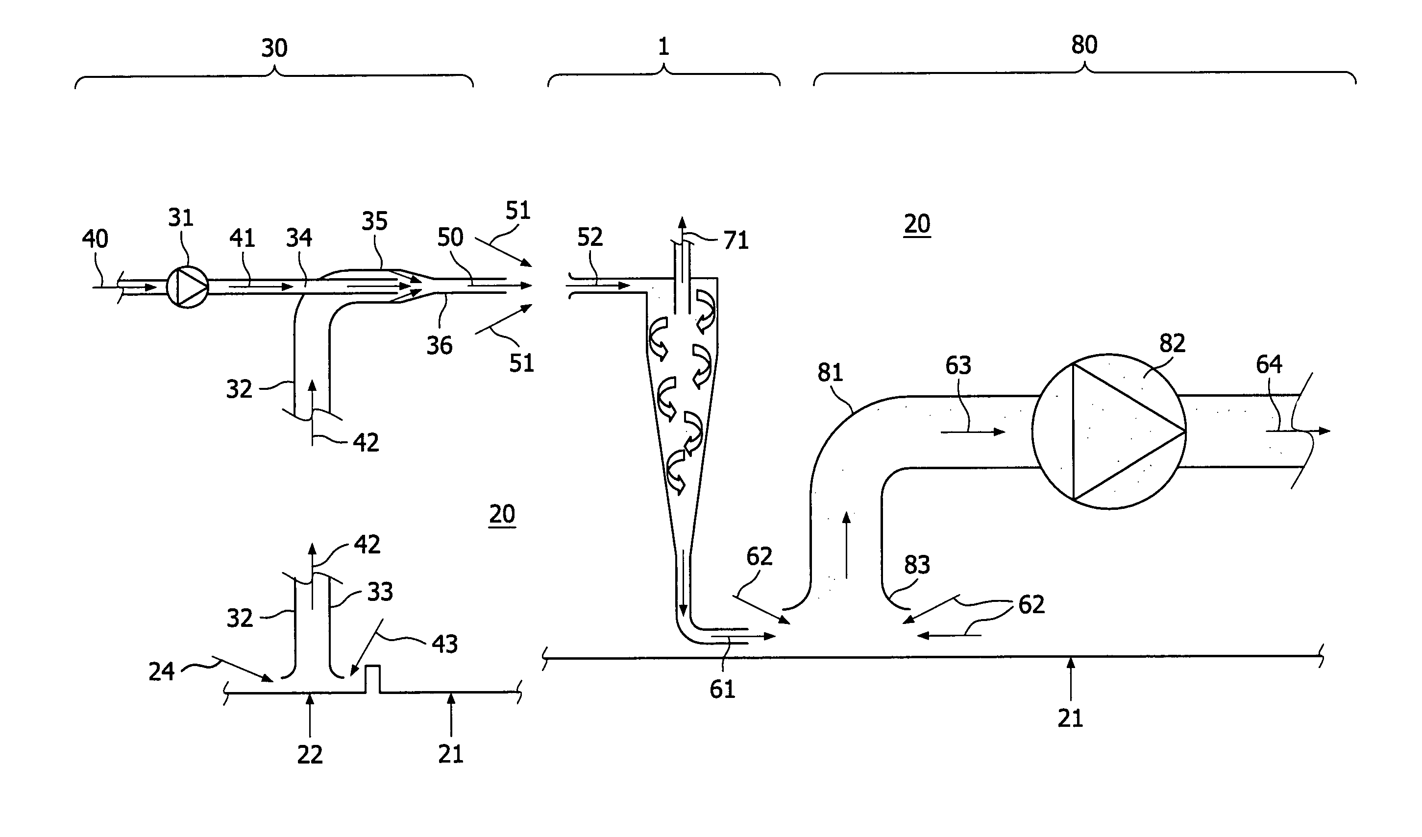 Cyclonic separator