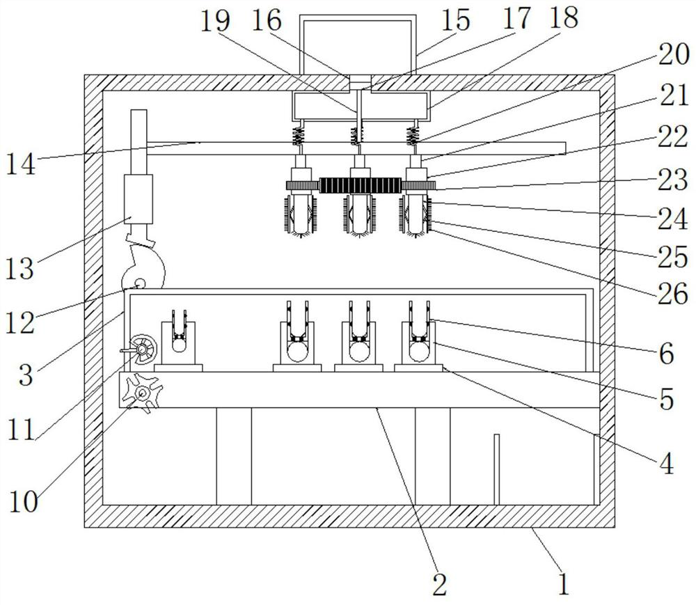 A test tube automatic disinfection device for medical experiments