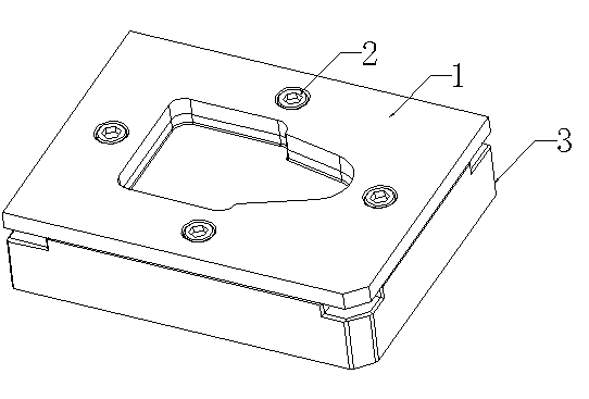 Device for preventing die core from corner collapse