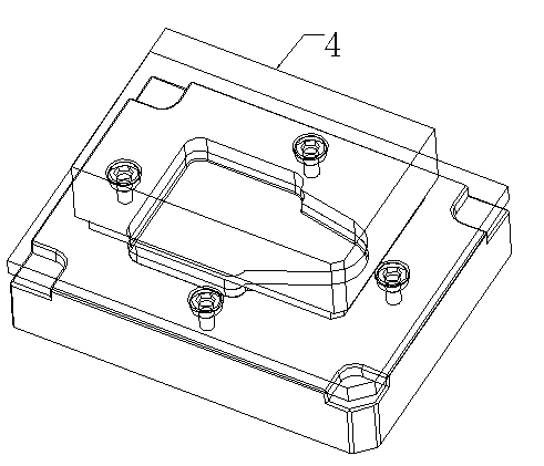 Device for preventing die core from corner collapse