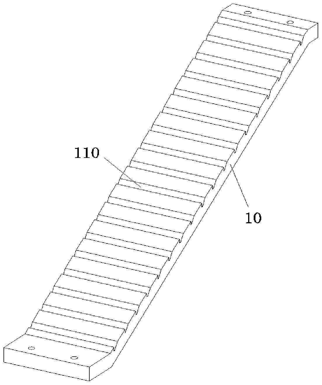 Combined prefabricated stairway