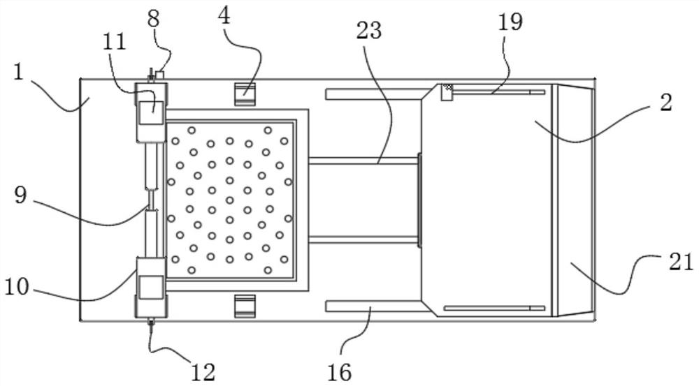 Leg exercising device for traditional chinese medicine rehabilitation department