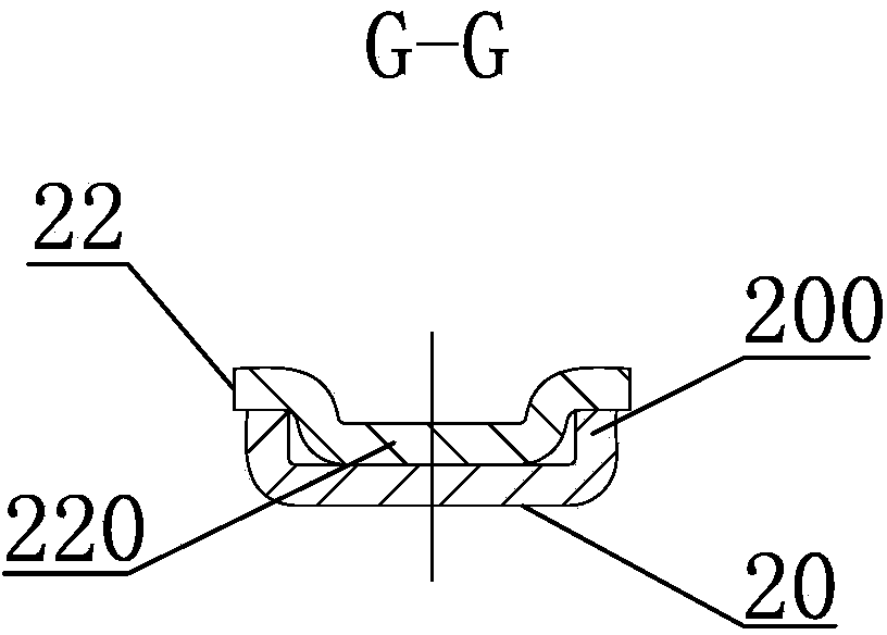 Fixing support for double-output-shaft external rotor electric motor