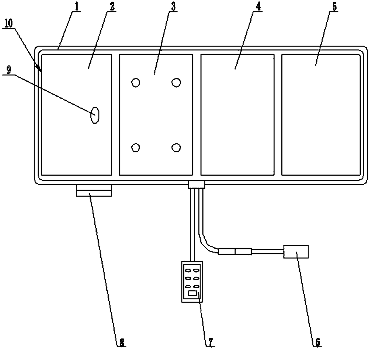 Pressure sore prevention massage electric heating pad for operation and using method thereof