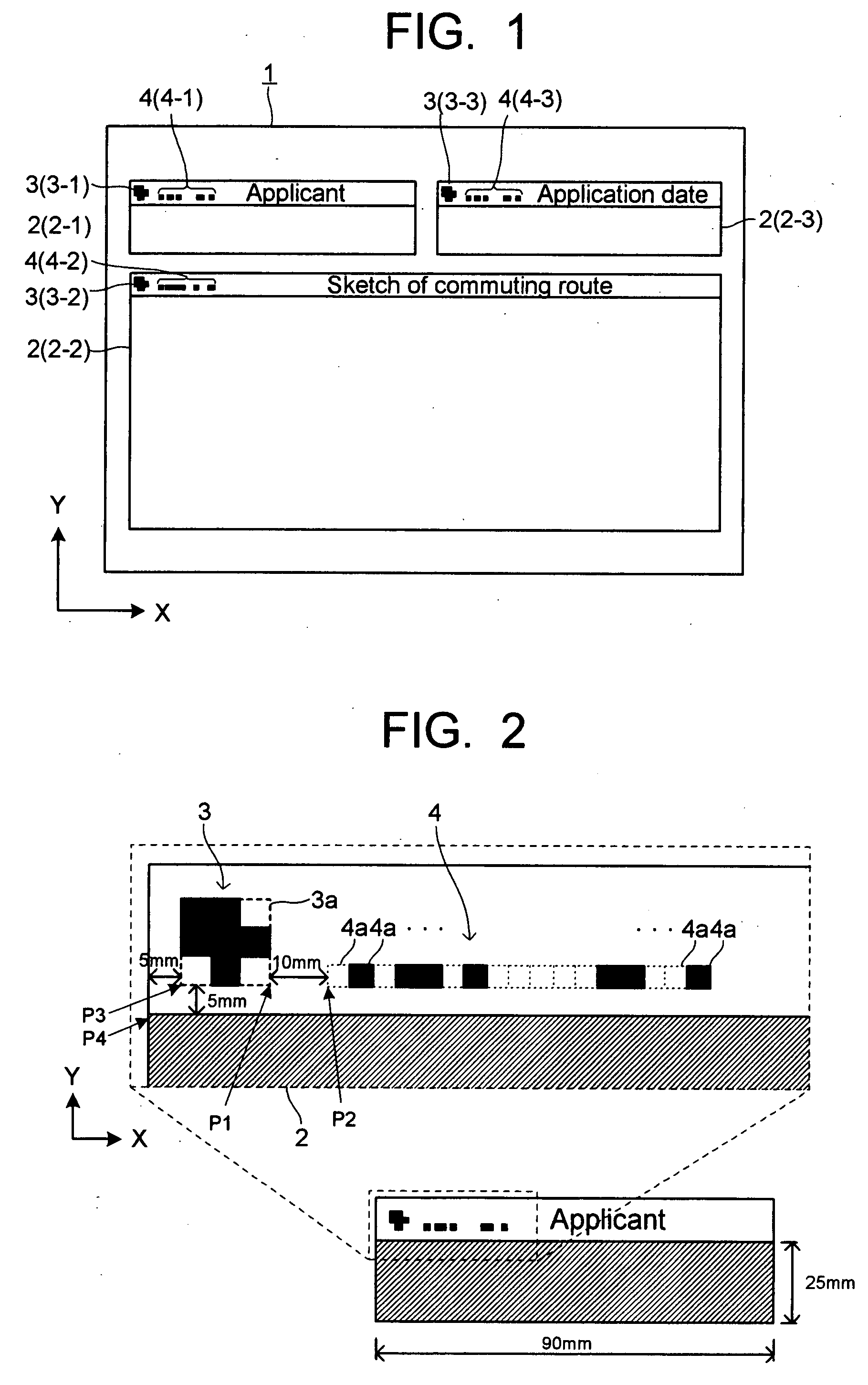 OCR sheet-inputting device, OCR sheet, program for inputting an OCR sheet and program for drawing an OCR sheet form