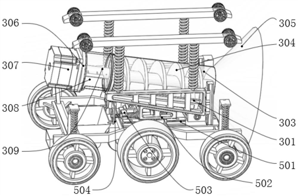 Pipeline desilting device suitable for different diameters