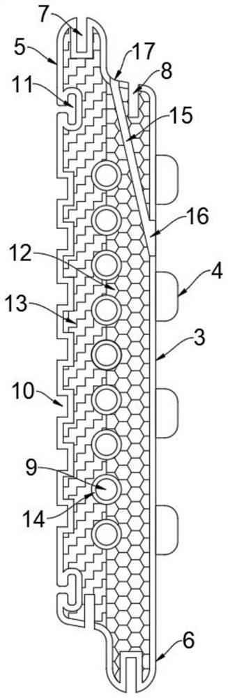 Large-span multi-curved-surface ceramic plate curtain wall structure and construction method thereof