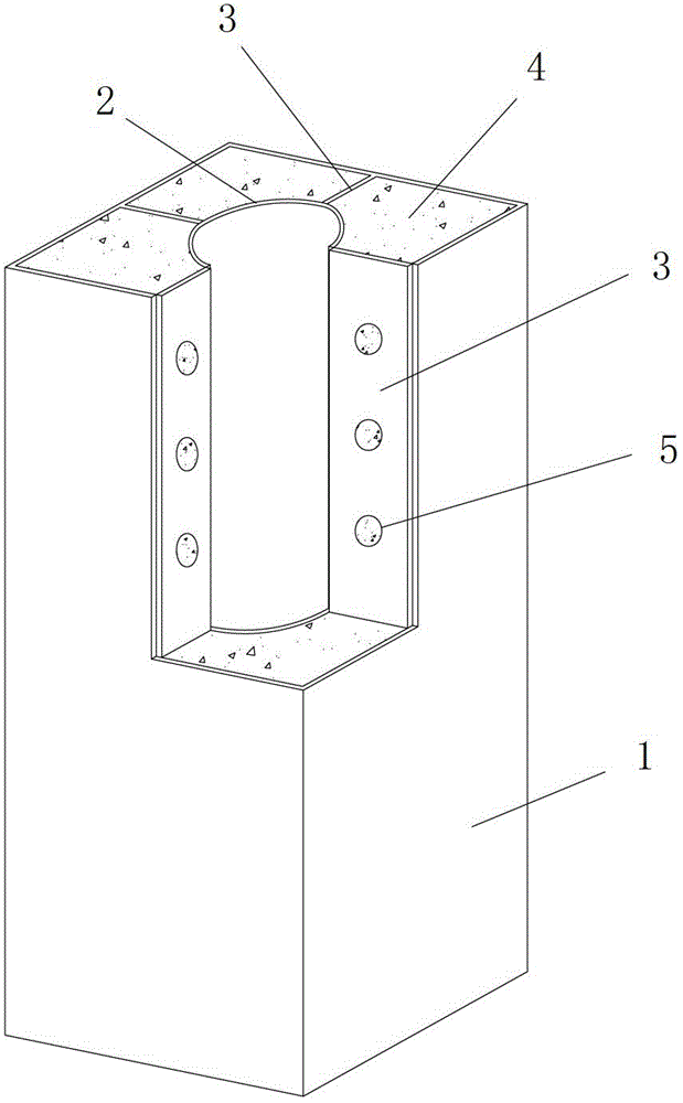 SCS (structure cabling system) encased structure based on PBL (planetary boundary layer) stiffening ribs