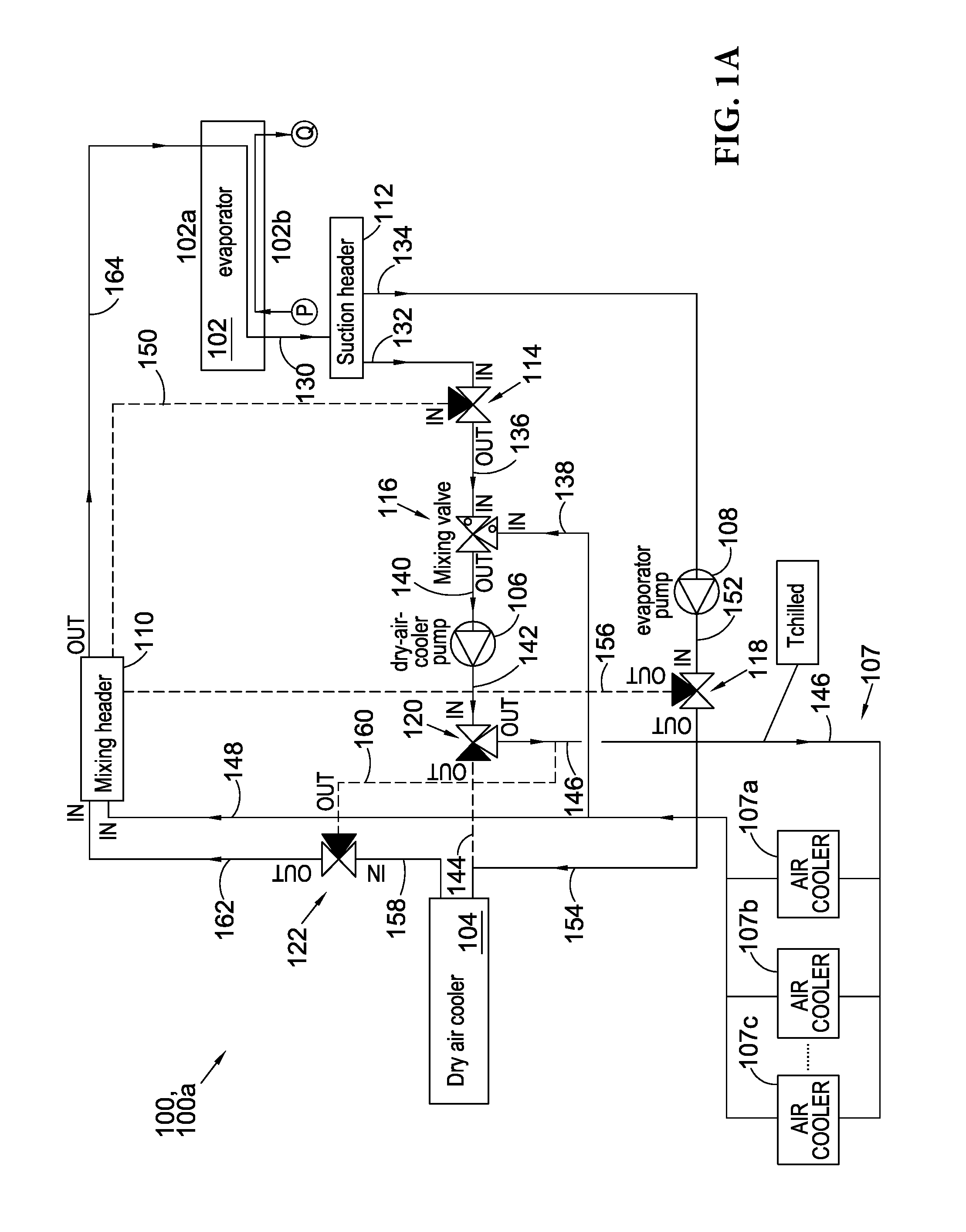 Combined heating and cooling systems