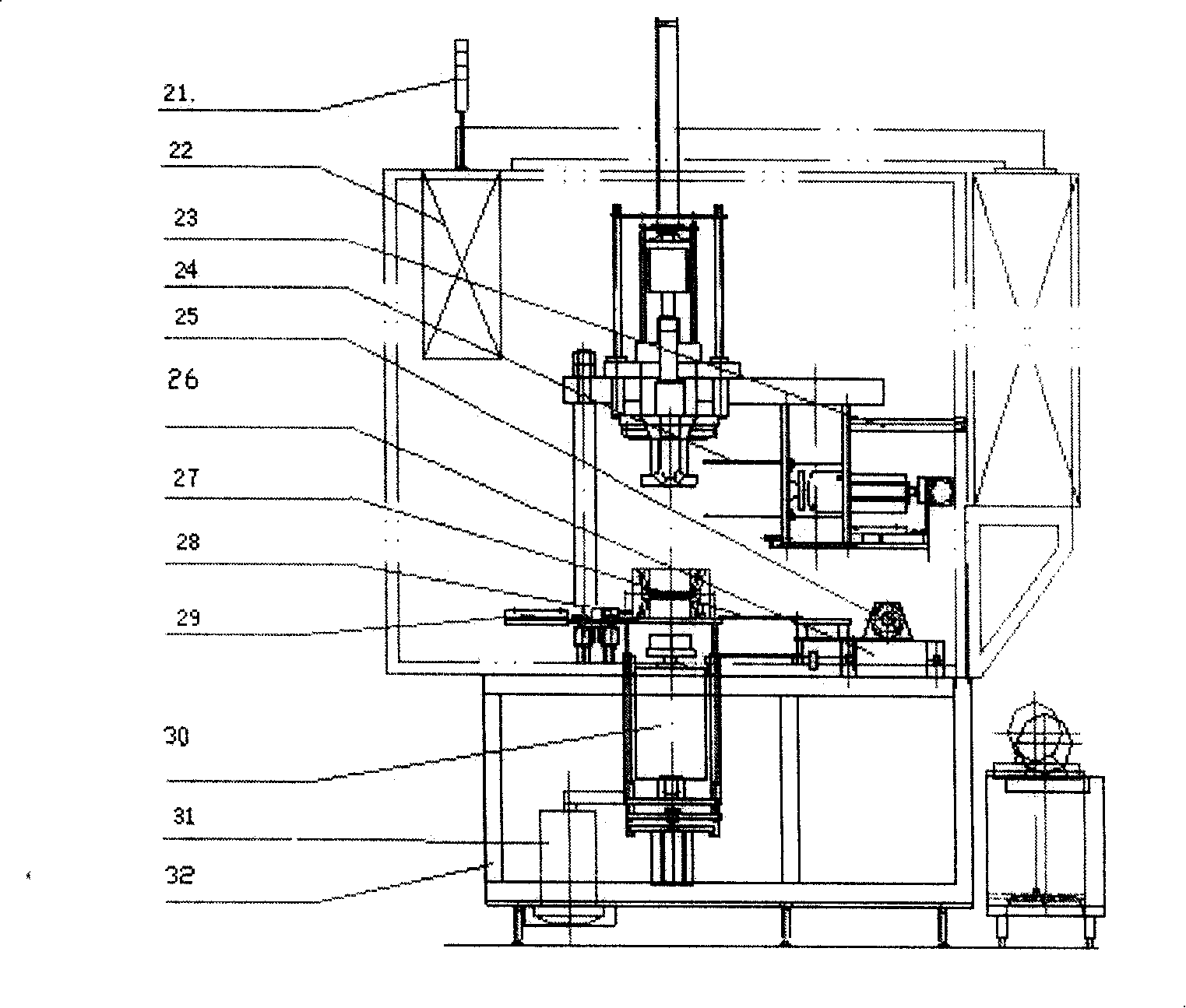 Full-automatic dynamic quality detecting system for goods train bearing