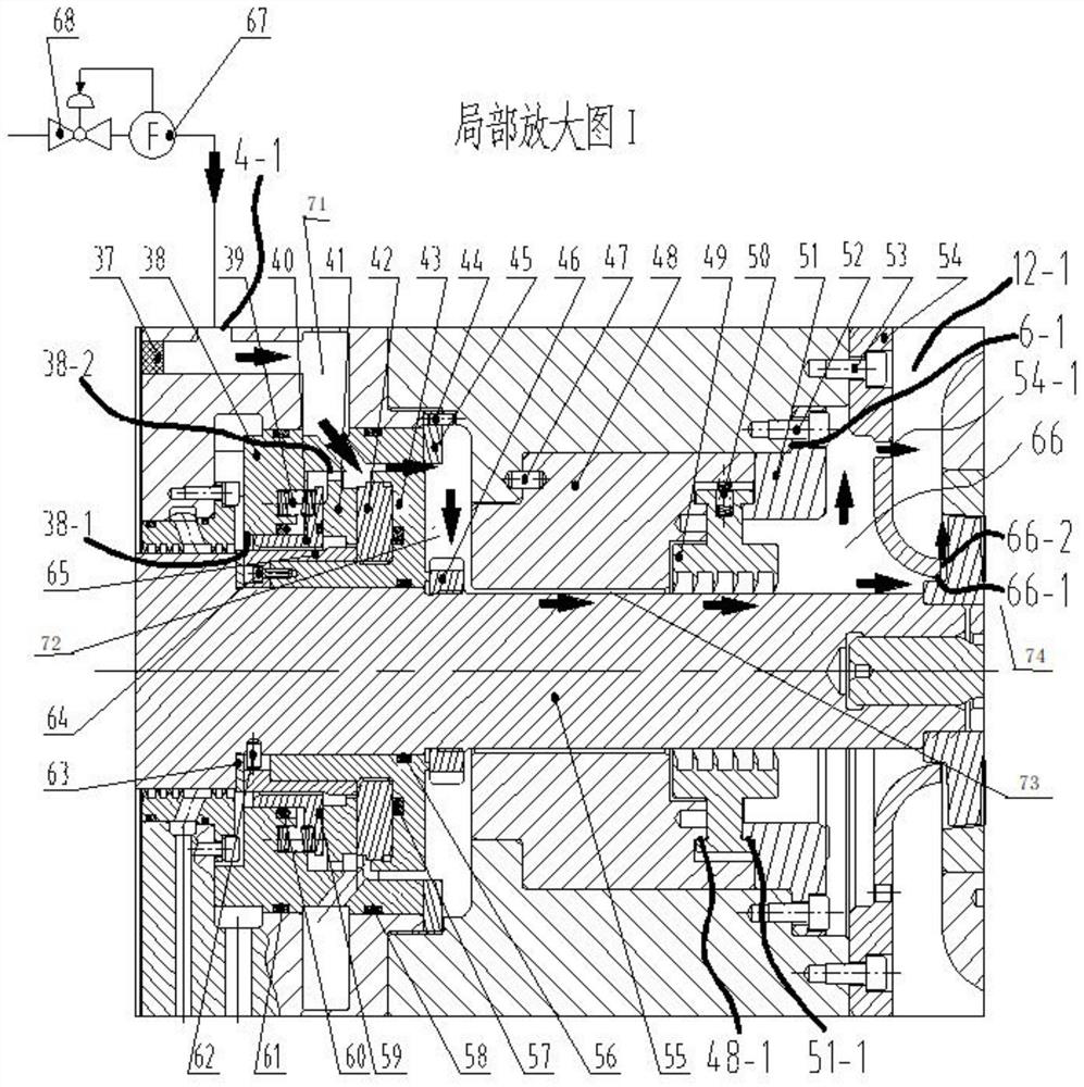 Cooling method and structure of cantilever type supercritical carbon dioxide turbine