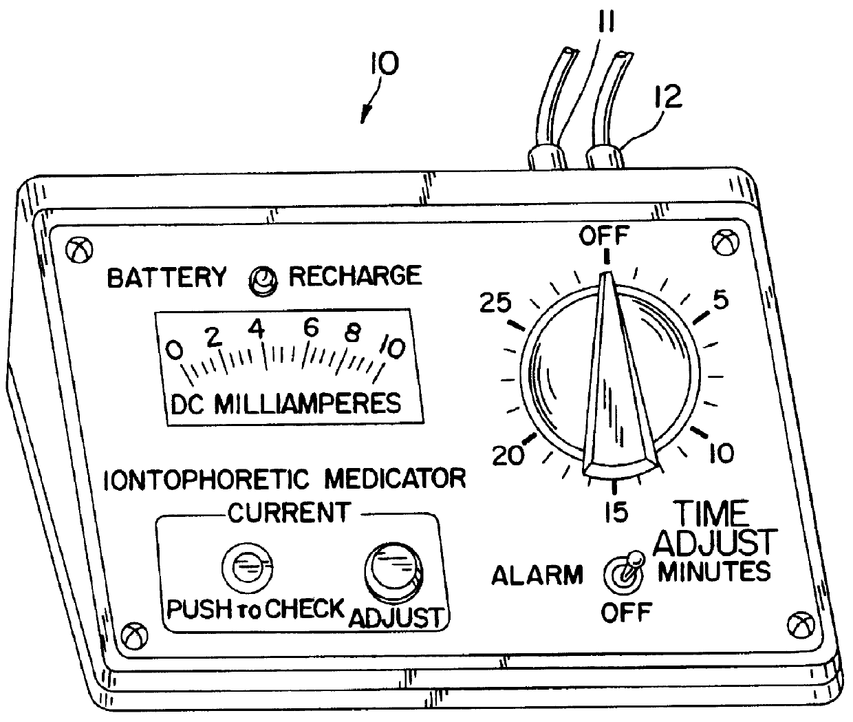 Iontophoretic drug delivery apparatus