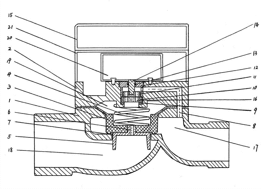 Electric low-power-consumption valve