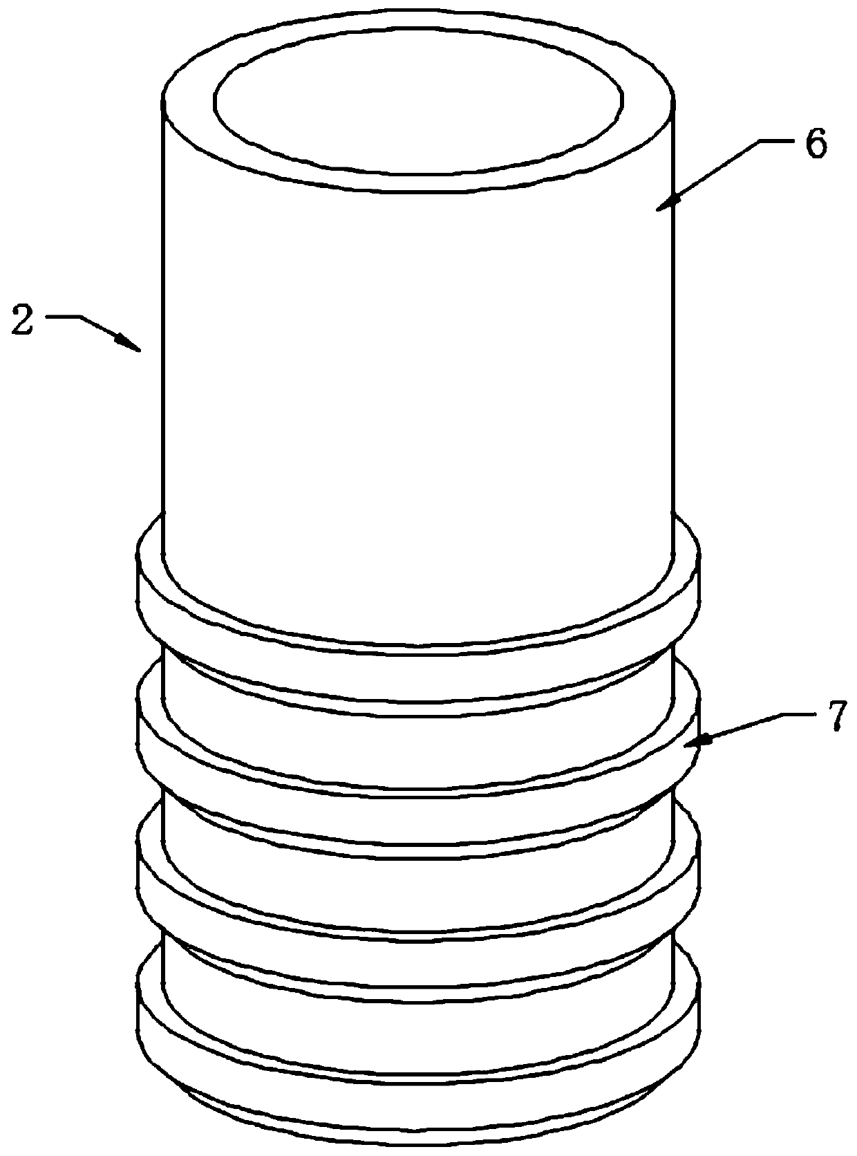 Household drinking water purification device