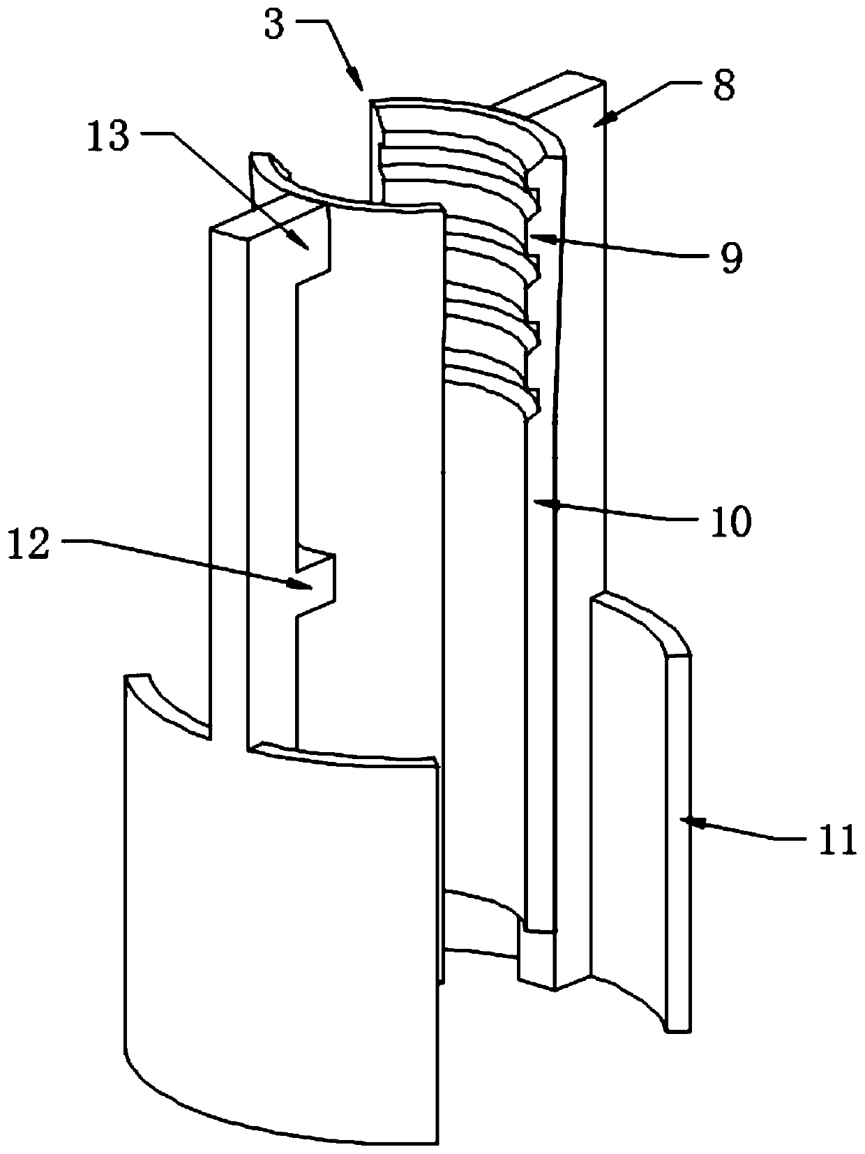 Household drinking water purification device