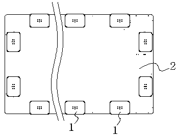 Transmission method and transmission structure for circulating conveying trays