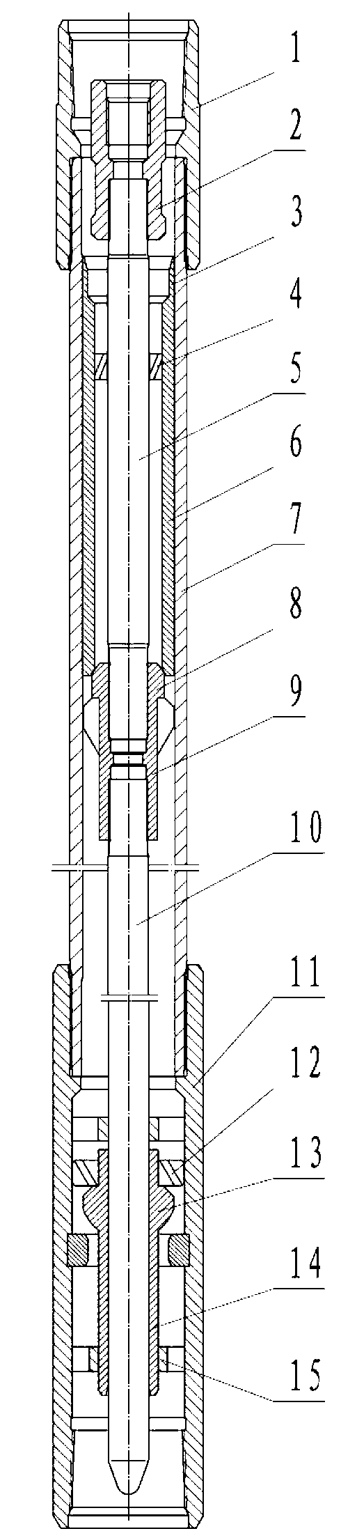 Horizontal sand prevention vicious pump