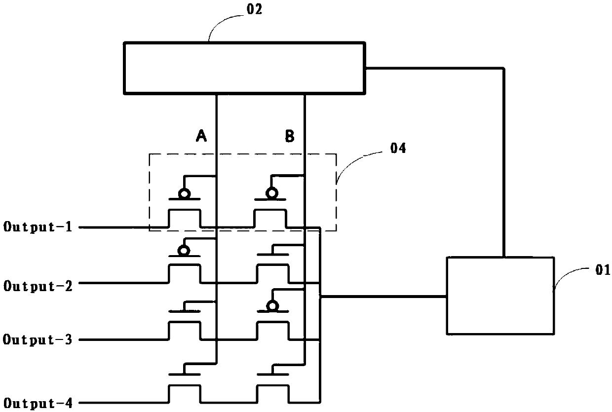 Electrostatic discharge test system and test method of display panel