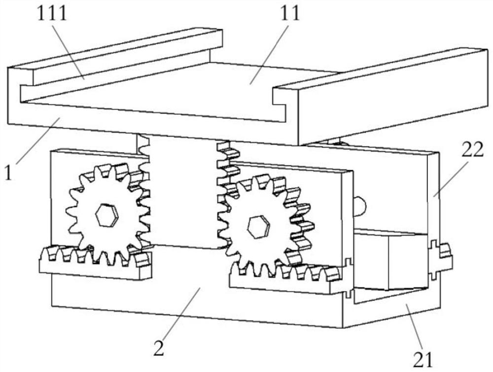 Horizontal concrete uniaxial tensile test device and use method thereof