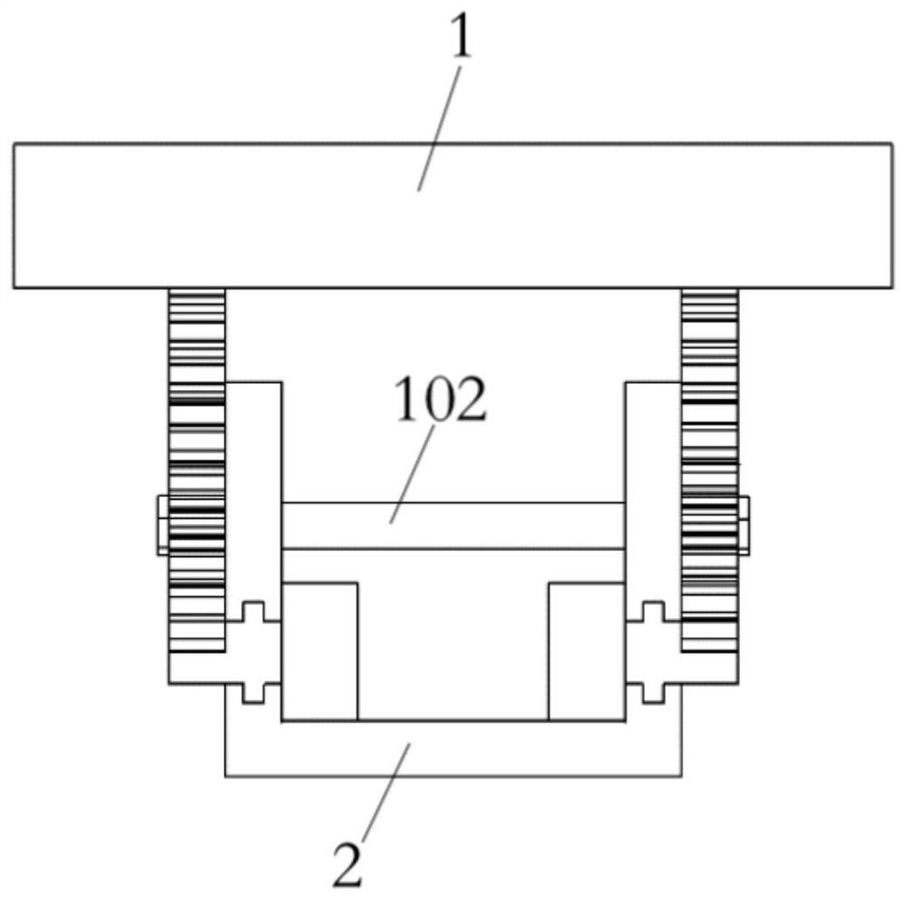 Horizontal concrete uniaxial tensile test device and use method thereof