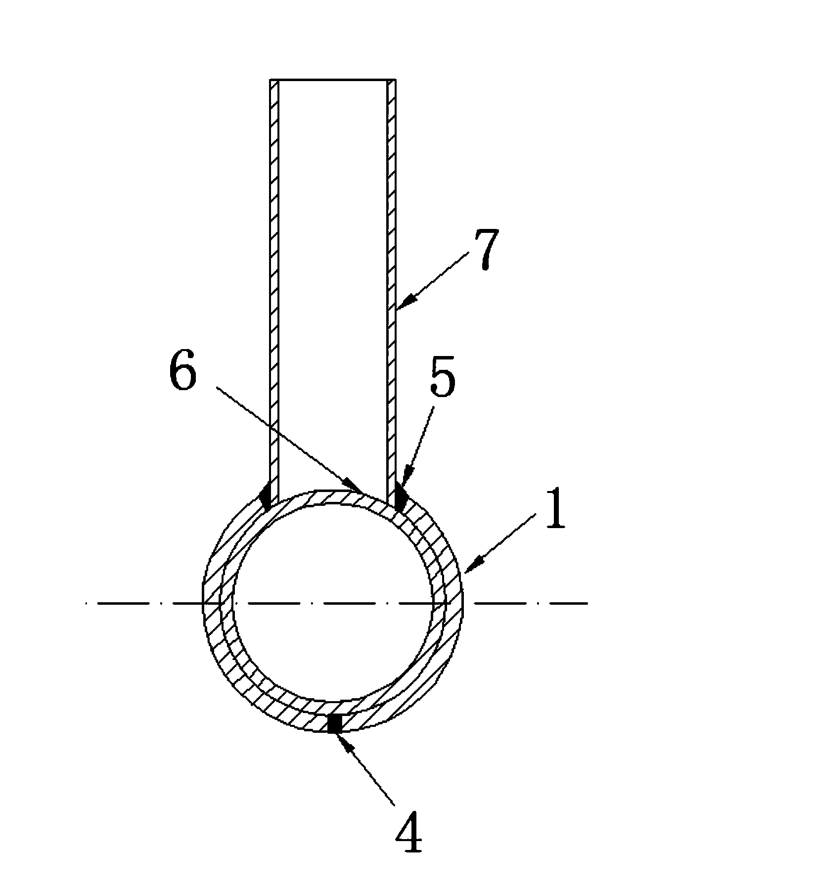 Method for reinforcing steel tube truss tubular joint through ring opening sleeves