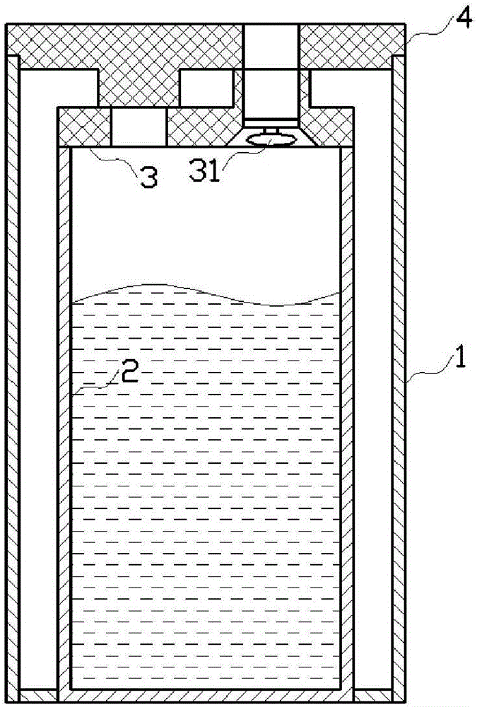 Anti-scalding automatic cooling water cup device