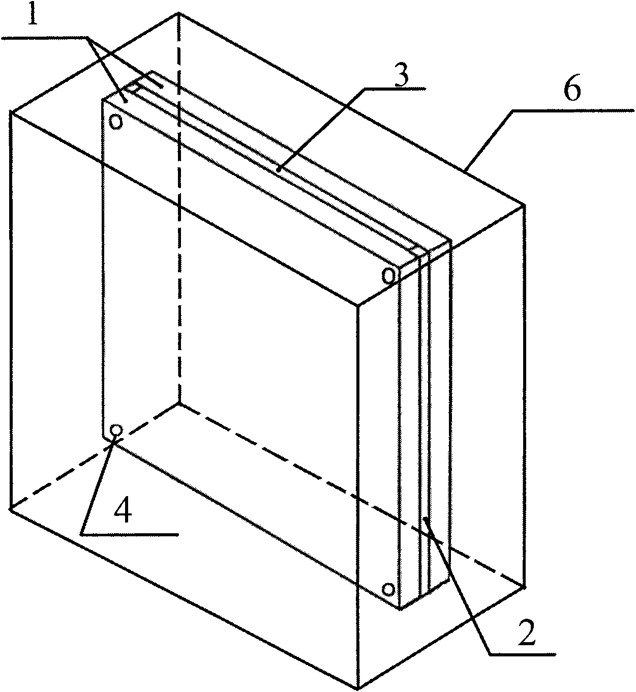 Temperature-adjusting negative magnetic permeability element based on liquid crystal and preparation method thereof