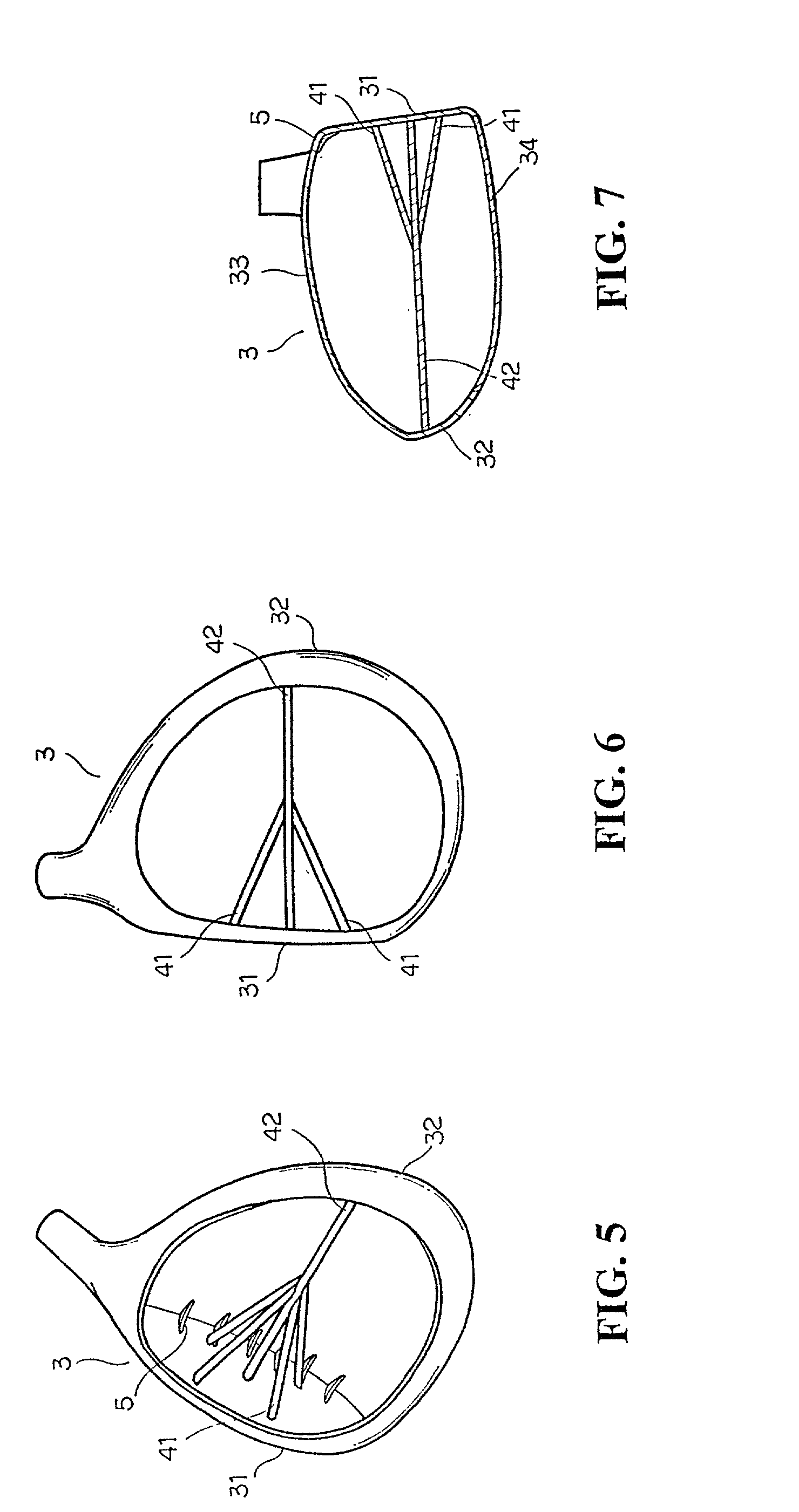 Structure for the club head of a wooden club