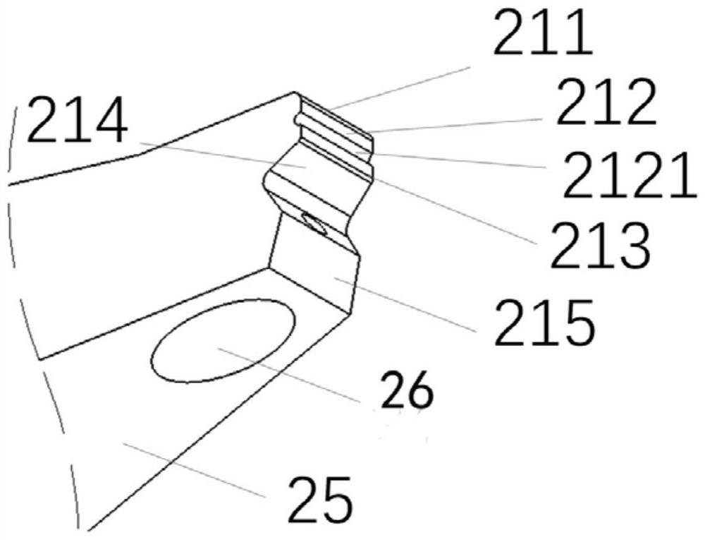 Wedge-shaped chopper suitable for full-automatic bonding and processing method thereof