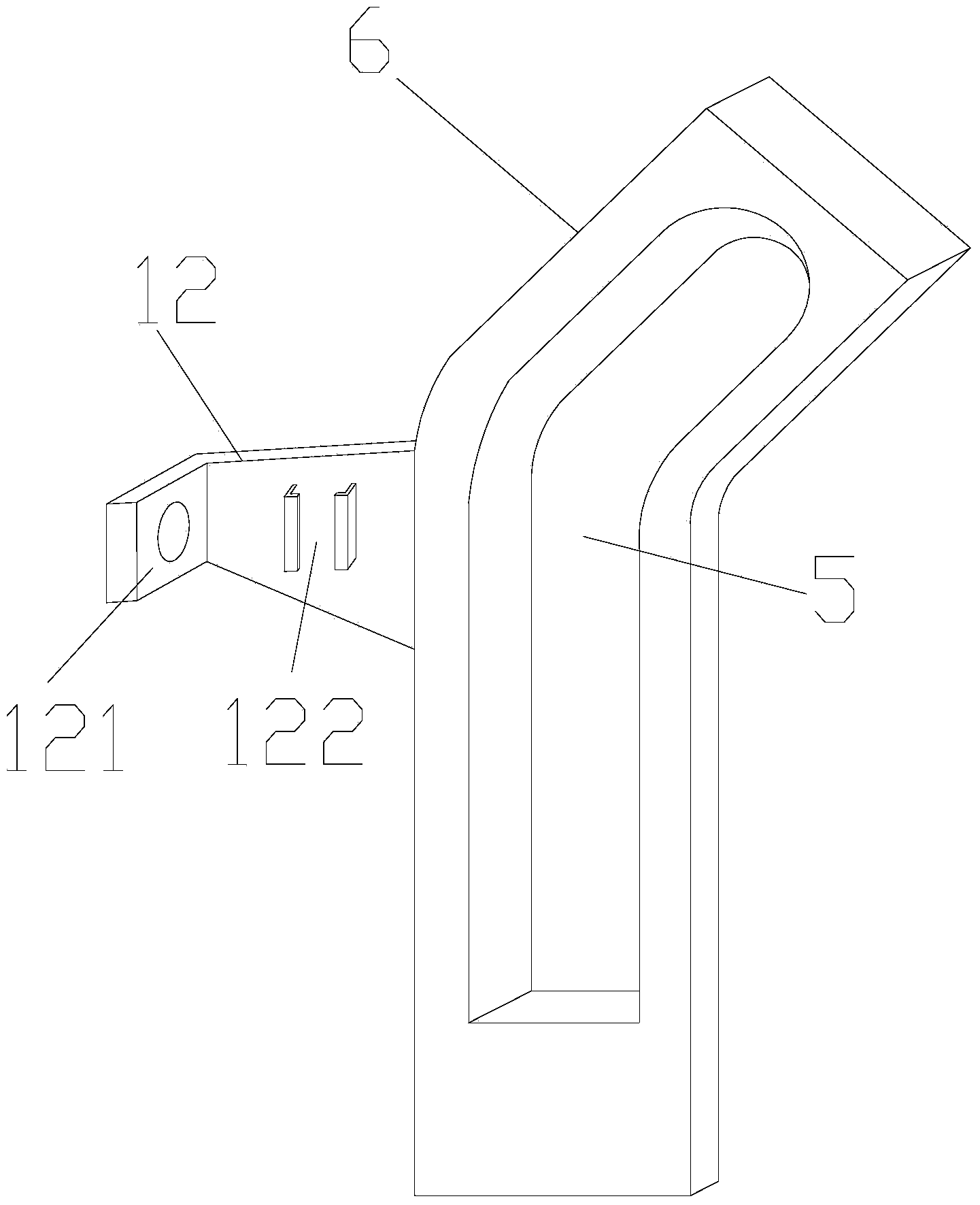 Rotor-wing-type power transmission line patrol inspection walking mechanism capable of crossing obstacles