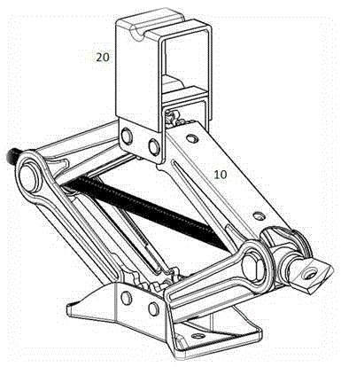 A kind of car jack and lifting method thereof