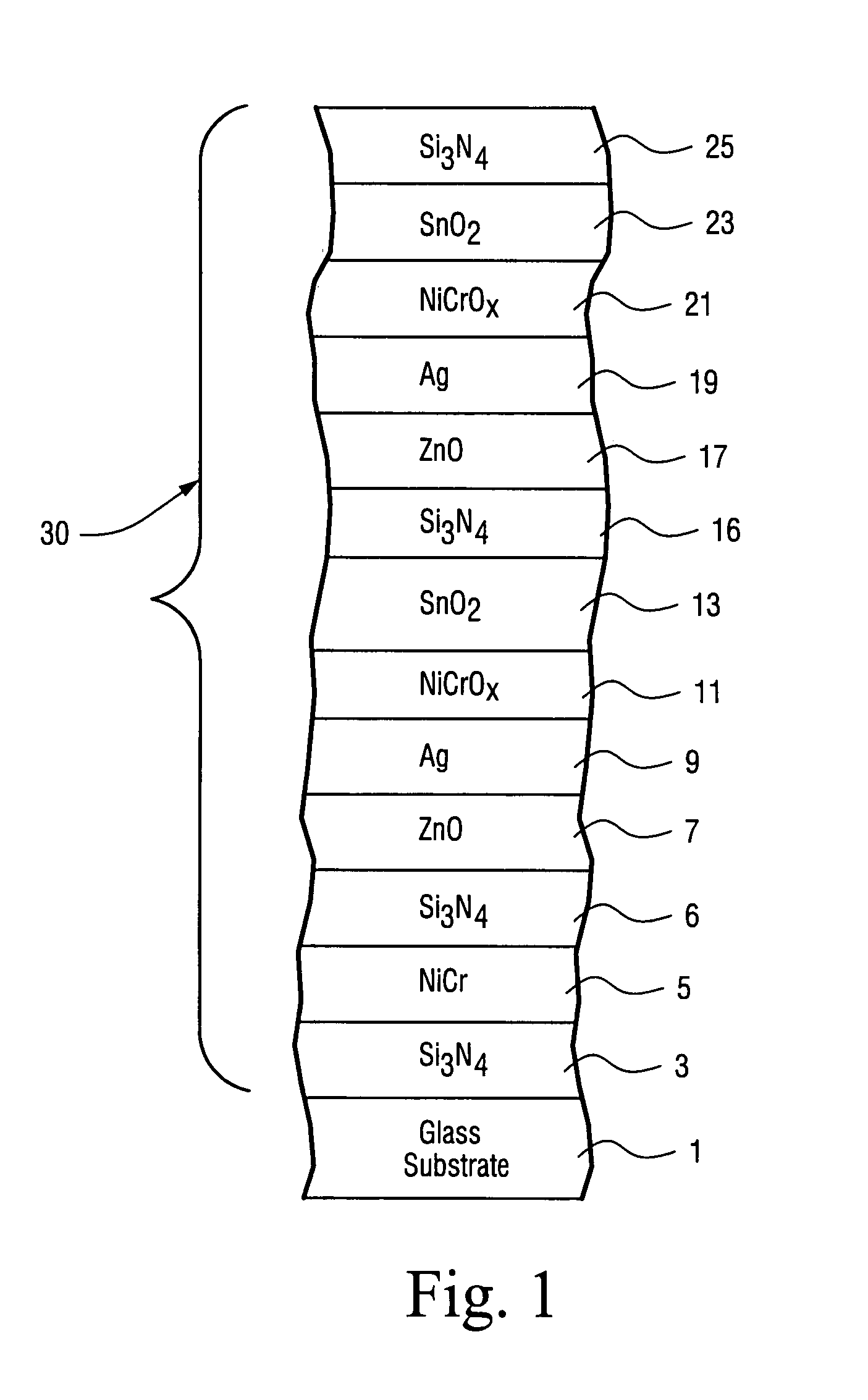 Coated article with absorbing layer