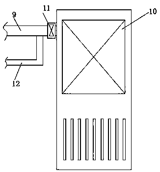 Dead-space-free water supply device for hemodialysis