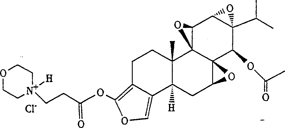 Tripterygium wilfordii lactone prodrugs having high aqueous solubility