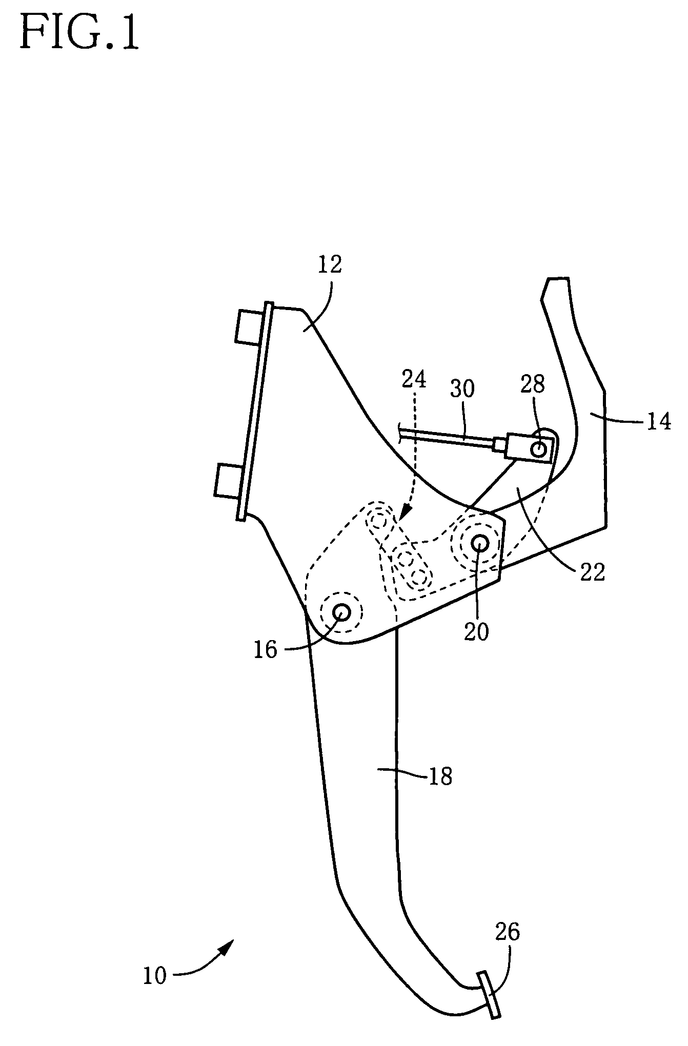 Brake pedal apparatus